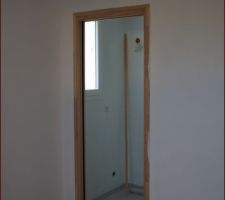 La porte de notre salle d'eau