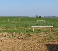 Bornage avant terrassemennt