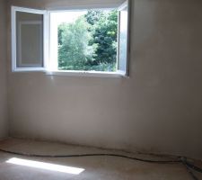 La chambre du rez-de-chaussée.
