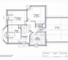 Plan de l'étage.