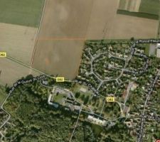 Emplacement de notre future maison &agrave; Voisenon