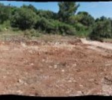 Panoramique des travaux terrassement