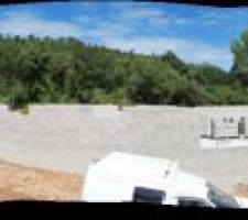 Panoramique debut des murs