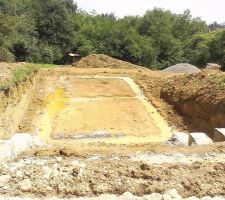 Fondations sous la flotte