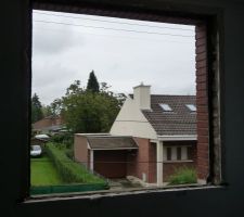Dépose de la fenêtre
(chambre coter rue)