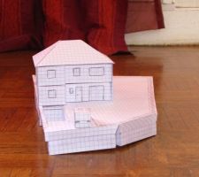 Modélisation 3D de la maison (papier)