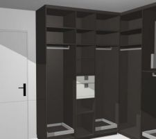 Proposition dressing schmidt en L   commode basse