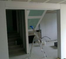 Isolation garage faite par nous