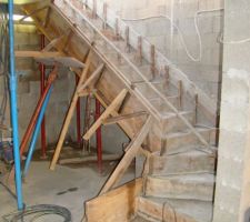 Escalier coul&eacute;