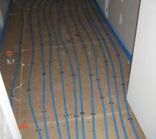 Pose du plancher chauffant