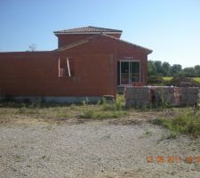 Garage en construction