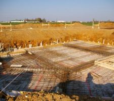 Ferraille avant radier