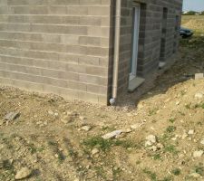 Mise en place du drain