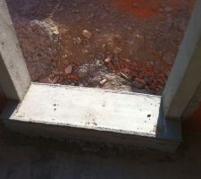 Appui de porte fenêtre