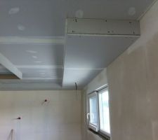 Décalé plafond cuisine