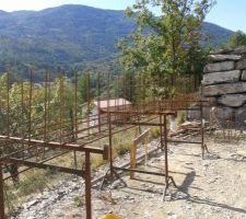 Ferraillage pour les blocs à banchés
