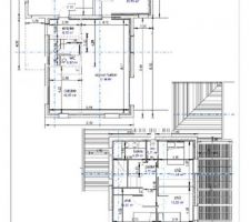 Plan de la maison au stade de l'APS