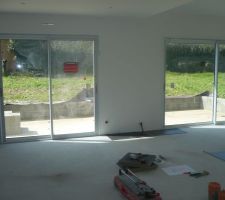 30/08/11 : d&eacute;but du carrelage