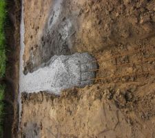 Voilà le béton sur le treillis