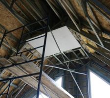 L'isolation du toit et la pose du plafond