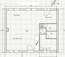 Plan provisoire du Rez de chaussée