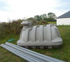 Cuves de récupérations des eaux de pluies