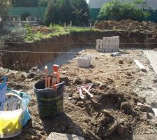 Fondations : partie de gauche