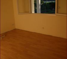 Bureau - pose du parquet
