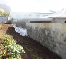 &eacute;tancheit&eacute; &agrave; refaire, &agrave; mettre au niveau de la terre