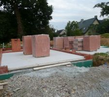 "Arriv&eacute;e" des briques BGV.