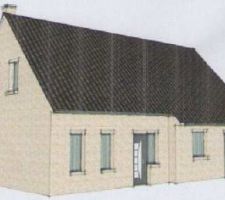 Face de notre "future" maison.