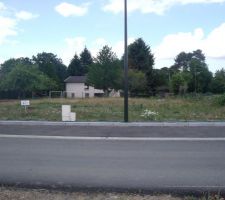 Voici notre terrain dans la ZAC