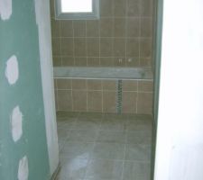 Vue sur la baignoire..wouah!!