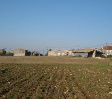 La maison sera pos&eacute; au millieu du terrain