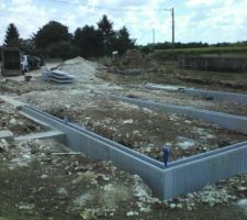 Montage blocs de soubassement