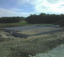 Soubassement garage remblayé