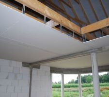 Plafond en placo