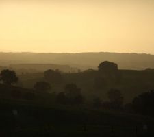 Coucher de soleil un soir d'orage...