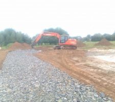 Phase décapage et accès chantier