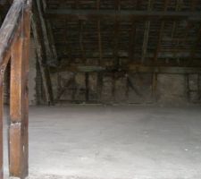 1er étage après demolition