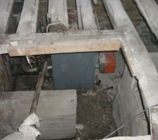 Cave en cours de demolition