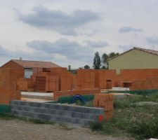 D&eacute;but &eacute;l&eacute;vation des murs