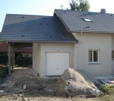 Vue côté garage