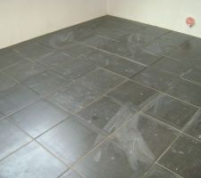 Sol salle de bain du haut