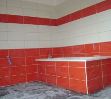 Faience salle de bain du haut