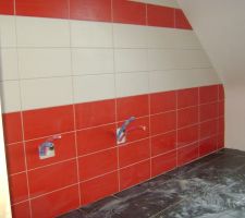 Faience salle de bain du haut