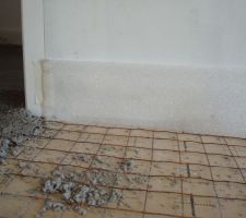 D&eacute;tail : la protection des murs !