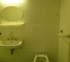 AVANT : la salle d'eau