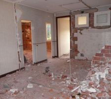 L'emplacement de l'ancienne cuisine