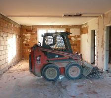 Evacuation de gravas